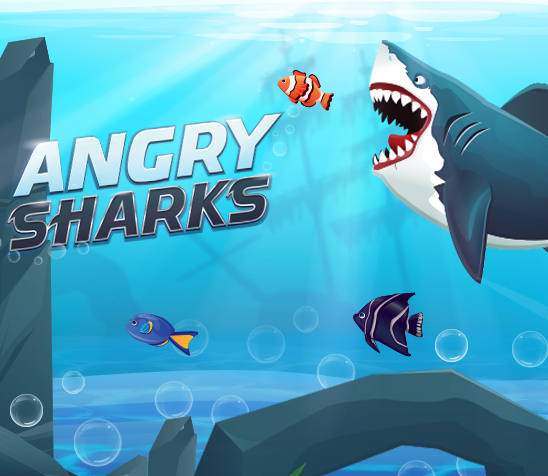 angry sharks